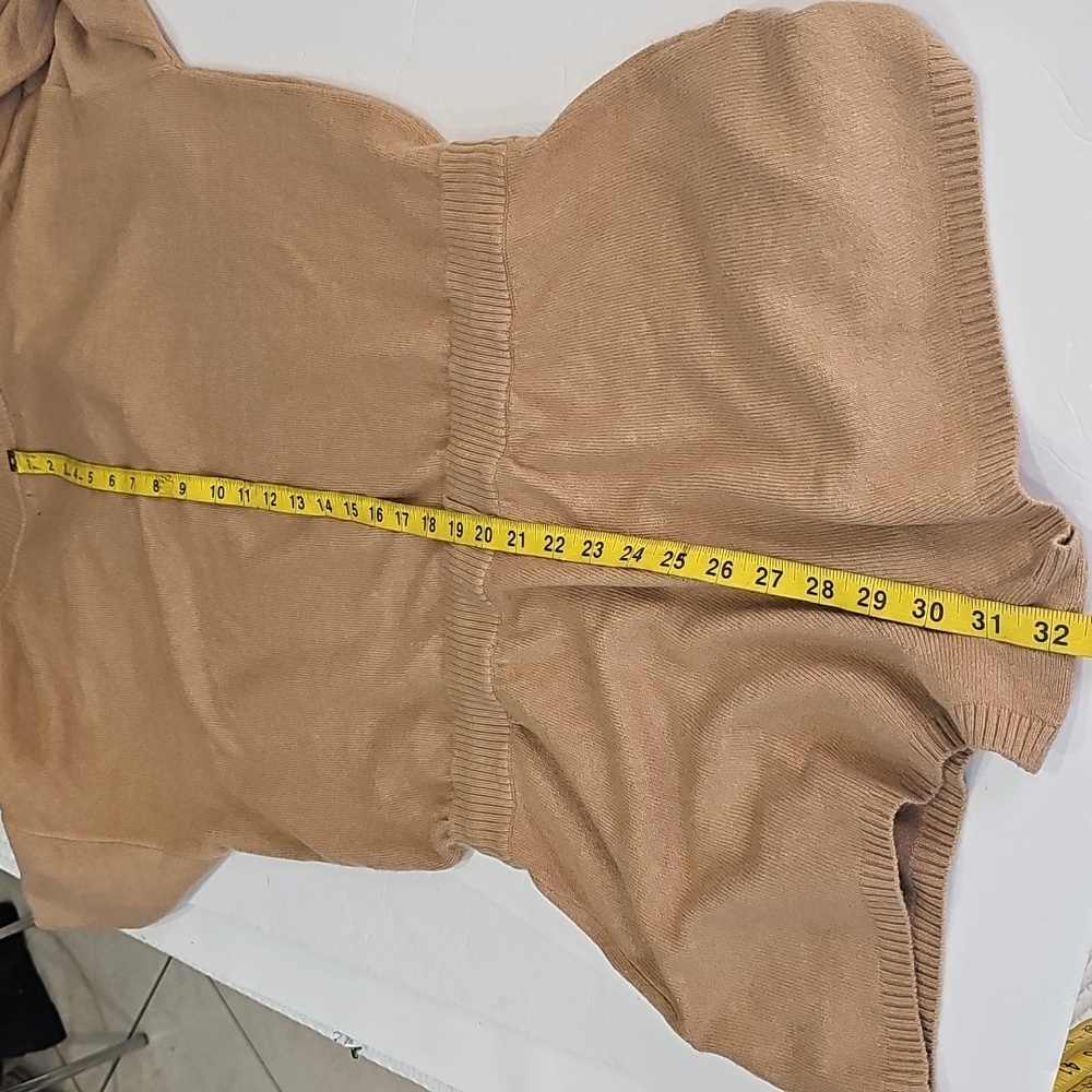 Spiritual Gangster Camel Sweater long Sleeve romper Size M NWT - Picture 8 of 8